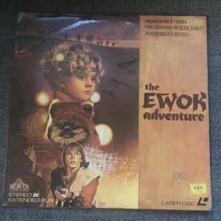 The Ewok Adventure Laserdisc Star Wars Ultra Rare