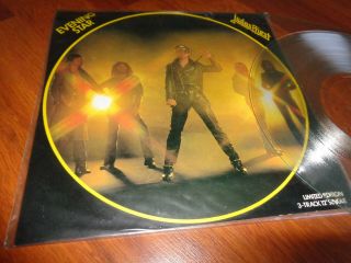 Judas Priest ‎– Evening Star.  Org,  1979.  Clear Vinyl.  Rare Limited Edition