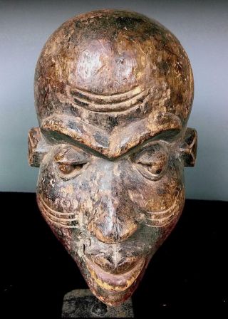 Old Tribal Tsogo Mask - - - Gabon Bn 48