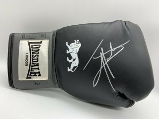 Rare Johnny Nelson Signed Boxing Glove,  Autograph World Champion