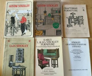 6 Gustav And L&jg Stickley Arts And Crafts Catalogues Onondaga Eastwood York