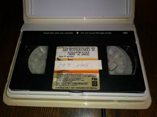 Walt disney home video the adventures of chip n dale VHS rare white clam shell 3