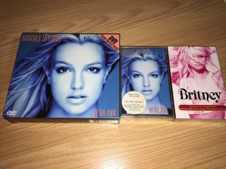 Britney Spears In The Zone Korea Cd Dvd Cassette Set Gift / Mega Rare