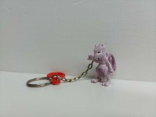 1999 Nintendo Pokemon Mewtwo 150 1.  5 " Keychain Vintage Toy 90s Key Chain Rare