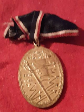 Wwi Rare Belgian Royal Military Medal