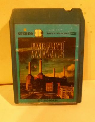 Vintage Pink Floyd " Animals " 1977 - 8 - Track Classic Rock Psych Rare