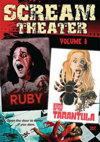 Scream Theater Vol.  8: Ruby (1977) / Kiss Of The Tarantula (1976) Dvd Rare