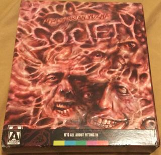 Society (blu - Ray/dvd,  2015,  2 - Disc Set) Oop Limited Edition Arrow Yunza Rare