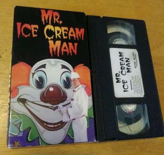 Mr.  Ice Cream Man Vhs Rare Sov Horror Dead Alive Productions Gore Shot On Video