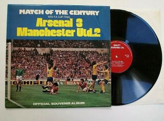 Arsenal Fc V Manchester United 1979 Fa Cup Final Lp Rare Vinyl Football Album