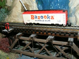 Very Rare N Scale " Bazooka " Bubble Gum Billboard Box Car File 3103