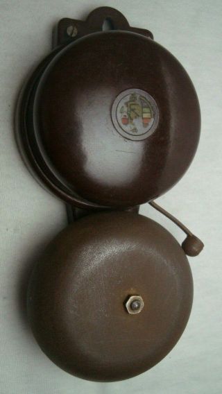 Gs Antique Rare Bakelite Electric Door Bell
