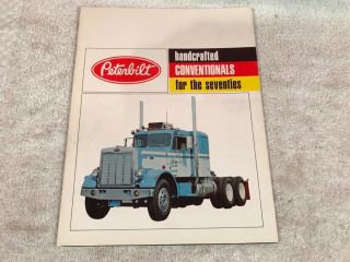 Rare 1970s Peterbilt Trucks Dealer Sales Brochure