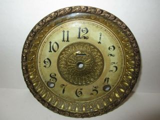Antique E.  Ingraham Mantel Clock Dial Complete (store 8)