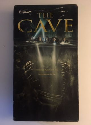 The Cave Vhs Bruce Hunt 2005 Cole Hauser Rare Horror Creature Monster