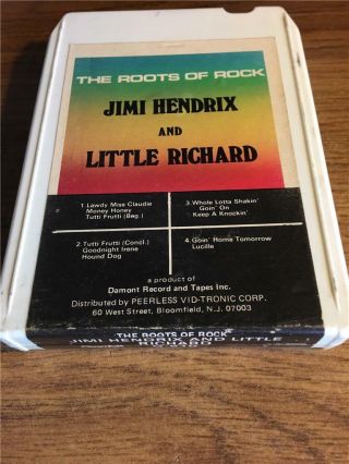 Jimi Hendrix And Little Richard Rare 8 Track Tape Late Nite Bargain