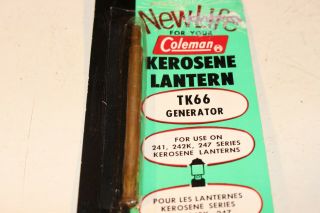Vintage NOS Coleman Lantern Generator Lantern Part TK66 241 242K 247 - T2 3