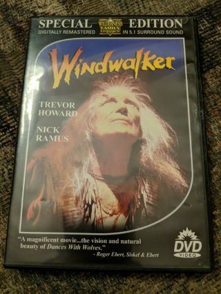 Windwalker On Dvd Special Edition Rare Oop Trevor Howard Nick Ramus