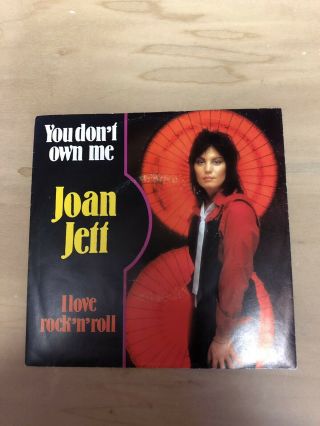 Very Rare Joan Jett 45 Rpm Vertigo Records 1979 I Love Rock N Roll On B Side