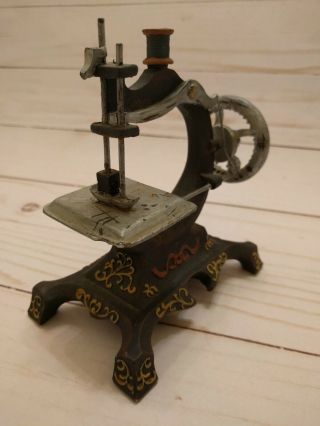 Antique Miniature Willcox & Gibbs Hand Crank Sewing Machine - Rare Find 4 1/2 "