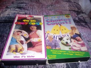 Kids For Character: Choices Count (vhs,  1997) & The Big Comfy Couch - 2 Rare Vhs