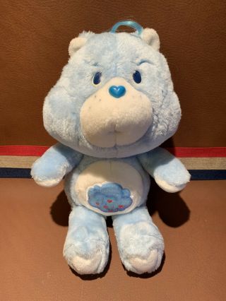 Vintage 1983 Kenner Care Bears Grumpy Bear 13 " Blue Plush Cloud Stuffed Toy