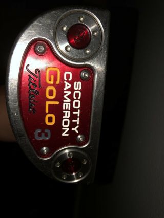 Rare Scotty Cameron Golo 3 With Head Cover And Awesome Grip