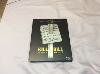 Kill Bill: Volume 2 (blu - Ray,  2013,  Best Buy Exclusive Steelbook) Rare