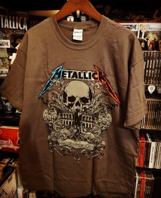 Metallica Nimes 2009 Official Tee T - Shirt - Very Rare Merch Item Never Worn (l)
