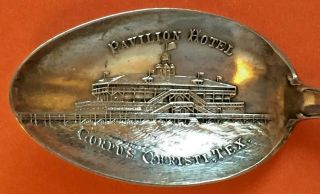 Rare Corpus Christi Texas Pavillion Hotel Sterling Silver Souvenir Spoon