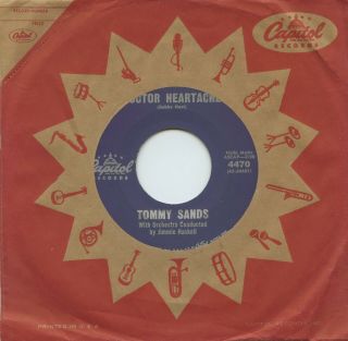 Hear - Rare Popcorn 45 - Tommy Sands - Jimmie Haskell - Doctor Heartache - Capitol