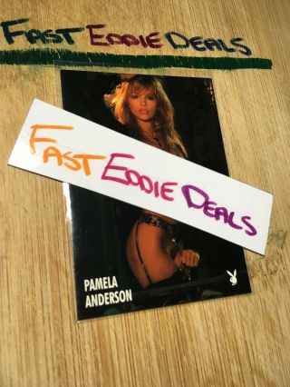 Rare 1994 Pamela Anderson Playboy Playmate Of The Month Card 110 Rare