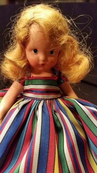 Vintage Nancy Ann Storybook Bisque Doll 22 Alice Sweet Alice