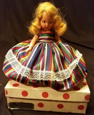Vintage Nancy Ann Storybook Bisque Doll 22 Alice Sweet Alice 2