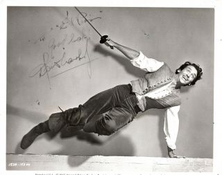 Actor Douglas Fairbanks Jr. ,  Rare Signed Vintage Studio Photo.