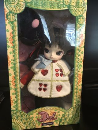 Dal Puki D - 101 Fashion Doll Groove Black Rabbit Alice In Wonderland Rare