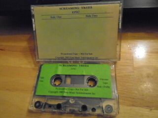 Mega Rare Promo Screaming Trees Cassette Tape Live 1993 Unreleased Epic Qotsa,