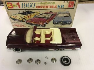 1960 Pontiac Bonneville Convertible Model Built,  Amt Kit 66660