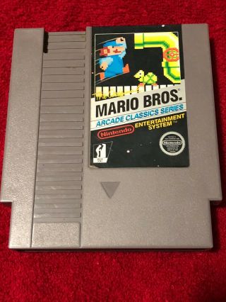 The Mario Bros.  Arcade Classics Series Nintendo NES game Rare 2