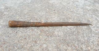 Antique Handmade Rusted Iron Unique Spear Head