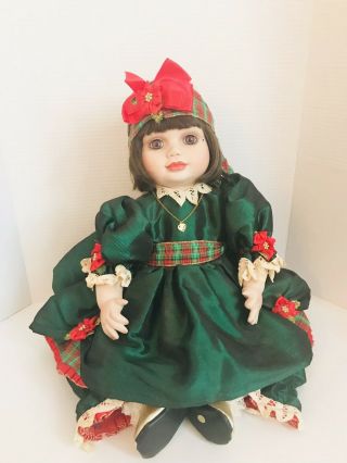 24” Vtg Marie Osmond Porcelain Toddler Baby Olive May Christmas Reborn Doll