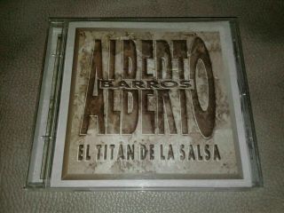Alberto Barros - El Titan De La Salsa (first Pressing Cd) Very Rare Salsa Cd