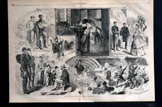 Winslow Homer 1862 News From The War Antique Harper Civil War Engraving