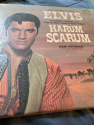Elvis’65 Harum Scarum Movie Soundtrack Music Rare Orig Rca Mono Lp Nm