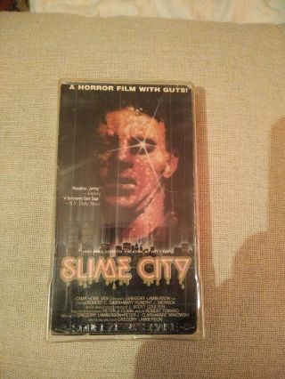 Slime City - Vhs Camp Video Rare.  Please Read The Description