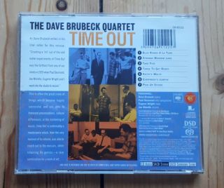 The Dave Brubeck Quartet Time Out CD SACD Hybrid Remaster rare 3