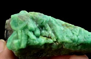 35g Natural Gem Emerald Beryl Crystal Rough Rare Mineral Specimens Yunnan China