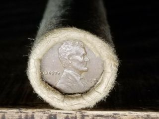 1909 Wheat Penny & Indian Head Cent /old Small Cent Roll/ Antique/ag - Unc 753.