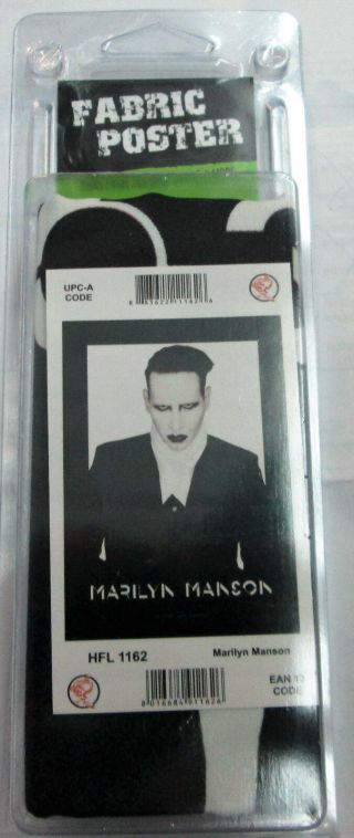 Marilyn Manson Textile Poster Flag Rare Never Opened