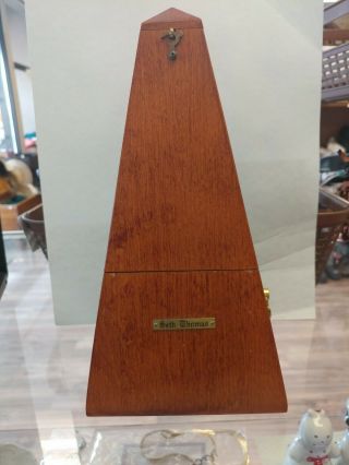 Vintage Seth Thomas Metronome Made In Usa Circa 1960 
